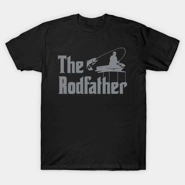 The Rodfather Funny Fishing Gift for Fisherman Made in Australia T-Shirt 2XL