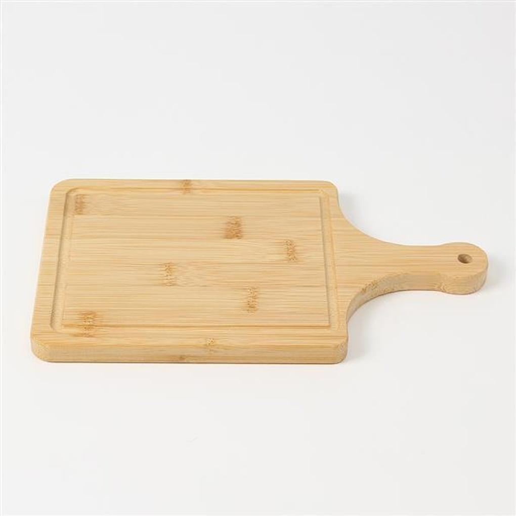 Bamboo Handle Pizza Tray (Square) (27x16cm)