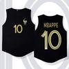 Mbappe No. 10 Arc Quick-drying Sports Loose Vest Summer Youth Student Football Sports Vest Top