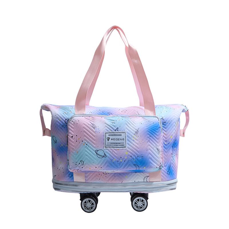 Expandable Wheeled Travel Duffel Bag