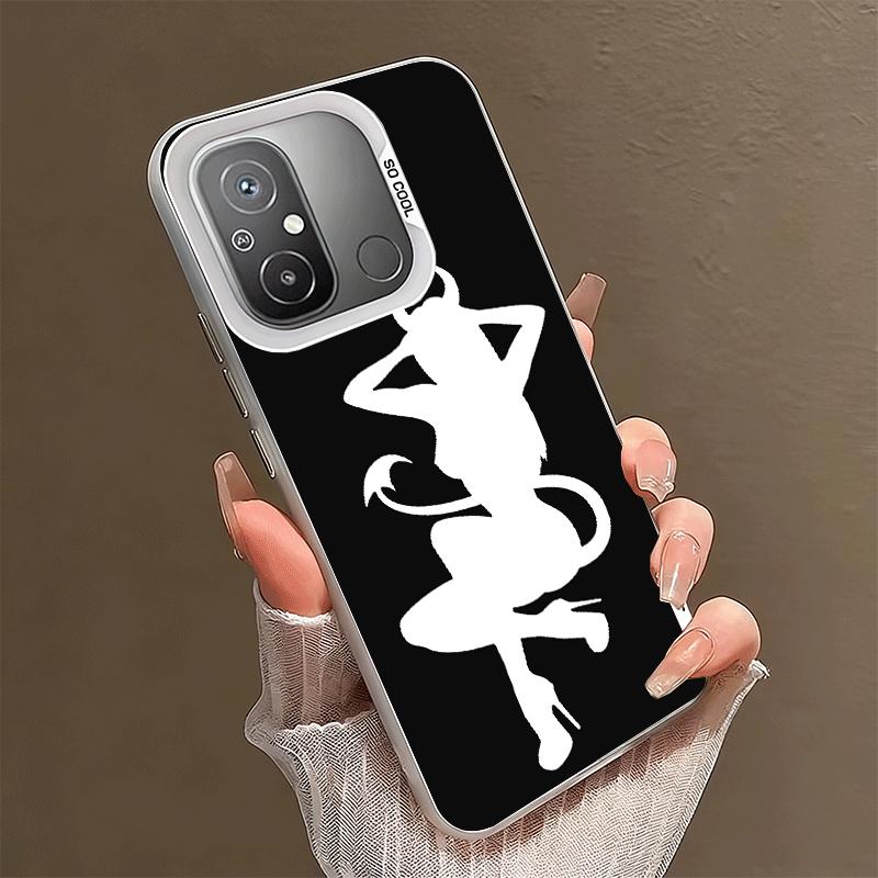 Devil Girl Silhouette Cool Shockproof Phone Case for Xiaomi Poco X7 X6 X5 X3 Pro F7 Ultra M8 Redmi 15C 15 14C 13C 12C 10C 13 12