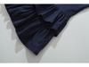 Women's Casual Polo Style Ruffle Dress with Drop Shoulder Sleeves - 2025 Fashion Trend