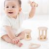4 Pieces Wooden Baby Toys Coordination Rattle for Boys Kids