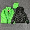 Mertra Street Style Embroidered Thermal Hooded Puffer Jacket Winter Warm Coat Teens