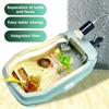 Detachable Turtles Tank Aquarium Widen Tortoise Habitat Turtle Tank Container  Hermit Crab Resting