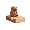 PVC Doll Capybara Mobile Phone Stand Support Capybara Cell Phone Bracket  Phone Accessories