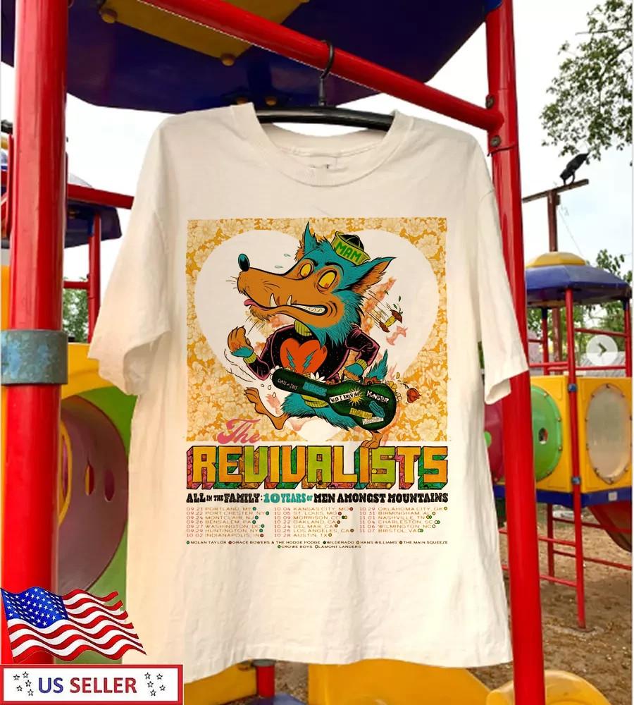 The Revivalists Tour 2025 10 Years T Shirt Full SiZe S-5XL Unisex T-Shirt XXL