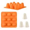 Ghost Silicone Mold Set 3D Halloween Chocolate Mold Ice Cube Tray Heat Resistant Dessert Mold for Jelly Gummy Candy Pudding
