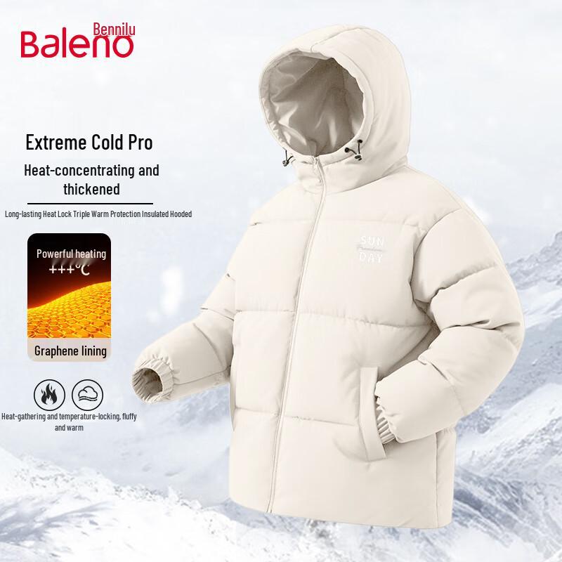 

Baleno Men s Hooded Thick Padded Jacket 4XL