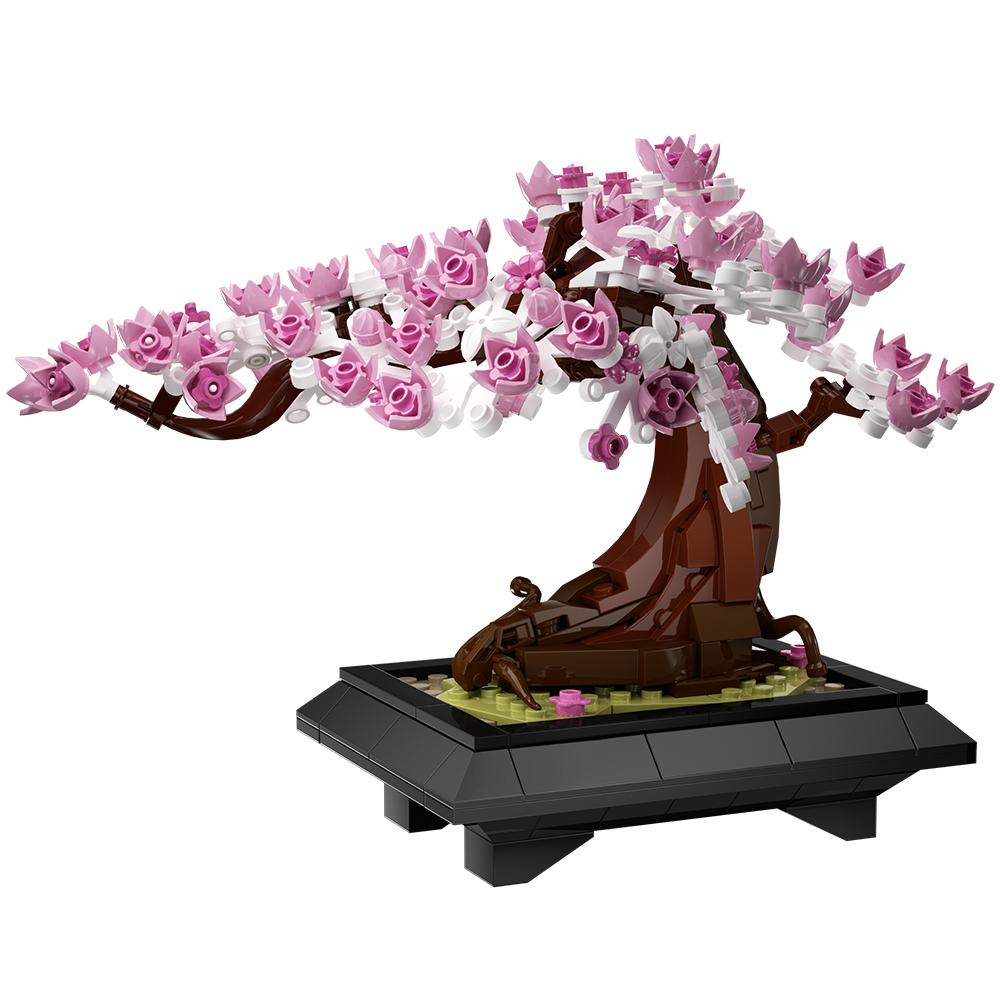 Gobricks MY OWN CREATION Four Season Bonsai Tree Blocks Miniature Decoration Building Blocks Bonsai Tree 4 In 1 Construction Brick Kits Playthings