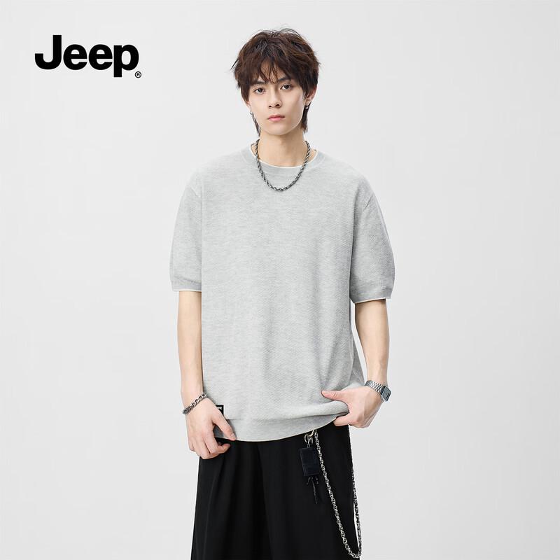 Мужская повседневная дышащая футболка с круглым вырезом Jeep Весна-Лето 2026 2XL