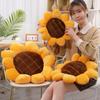 1Pc 40/50/70Cm Stuffed Soft Plant Sunflower Plush Toys Cute Chair Car Plush Cushion Office Nap Pillow Nice Birthday Gift
