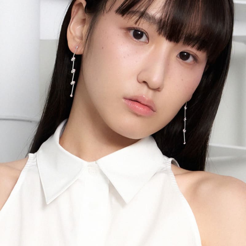 geegee [silver925] link chain drop earring