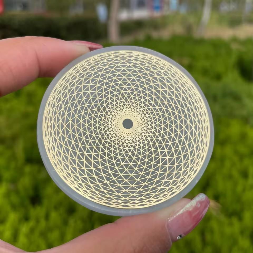 6cm Natural Selenite Disk,Quartz Crystal Disk,Recharge Crystal ,Life Network, Collection,Crystal Gift,Home Decor