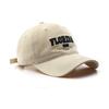Deep top big head circumference baseball cap women's spring and summer versatile embroidery shows small face wide curved brim peaked cap men's trendy