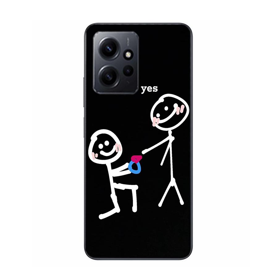 Funny Cute Cartoon Matchman Phone Case For Redmi 12 13C 12C 15C 9 10 10C Note 13 Pro Plus 14 15 Pro 9T 9C 9A TPU Soft Cover Clea