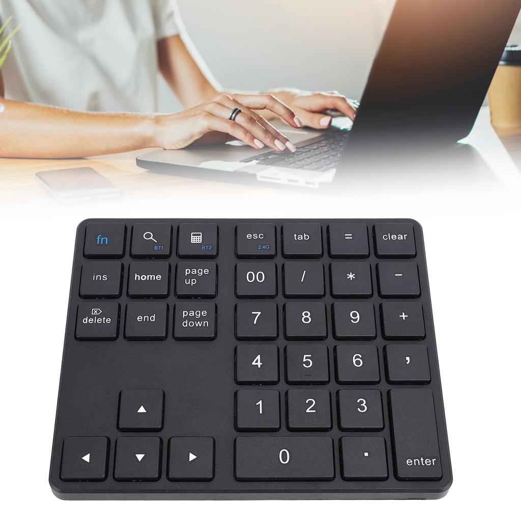 35 Keys Numeric Keyboard with Receiver 2.4G Wireless  5.0  3.0 Number Keypad for OS X Laptop Desktop Smartphone