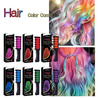 Προσωρινή Χτένα Styling Μαλλιών Εύκολη Αλλαγή Χρώματος Χωρίς να Φθείρει τα Μαλλιά Μασάζ στο Τριχωτό της Κεφαλής Χτένα Μαλλιών