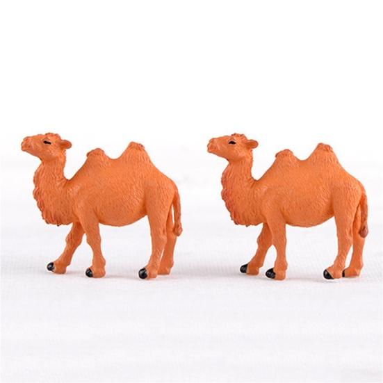 Animal Figurine Eco-friendly for Kids Brown Car Dashboard Decoration Camel Statue Chic Round Corners Lightweight