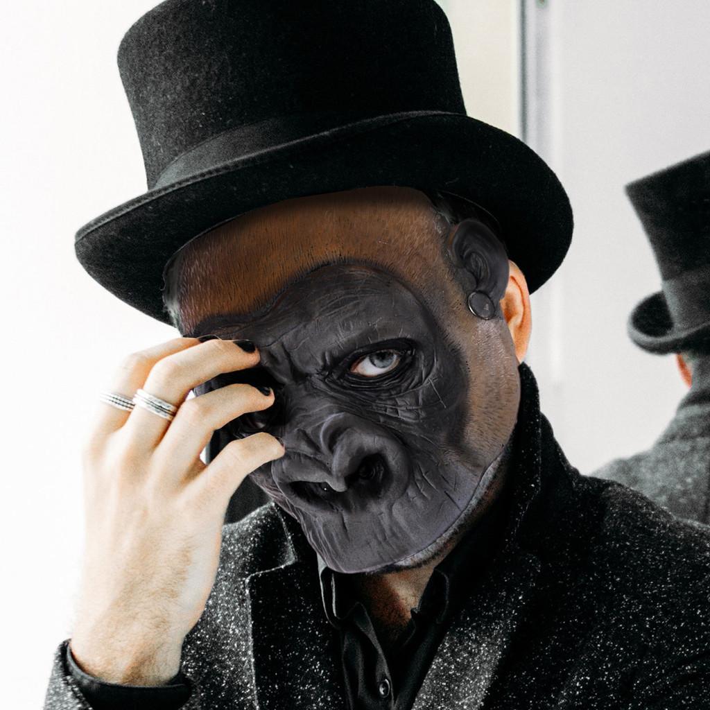 Halloween-Gorilla-Maske aus Schaumstoff für Kostümpartys und Cosplay-Events