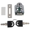 Safety Lock Cabinet Lock Single Double Showcase 5~8mm Anti-theft Cold Rolled Steel Display Cabinet Rust Prevention