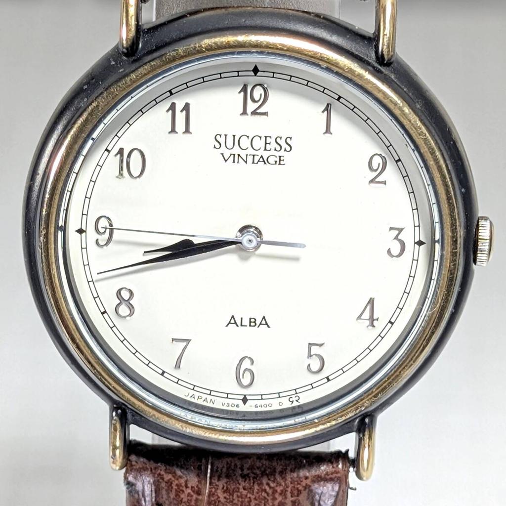 SEIKO ALBA SUCCESS Vintage Battery and Strap Working Men's Watch, Replaced, Condition, O-07