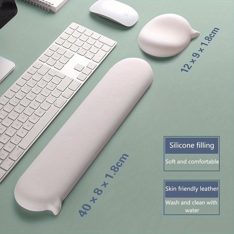 Chat Bubble Silicone Wrist Mouse Pad Keyboard Hand Rest Wrist Rest Palm Rest Wrist Pad Ergonomics Design Solid Color