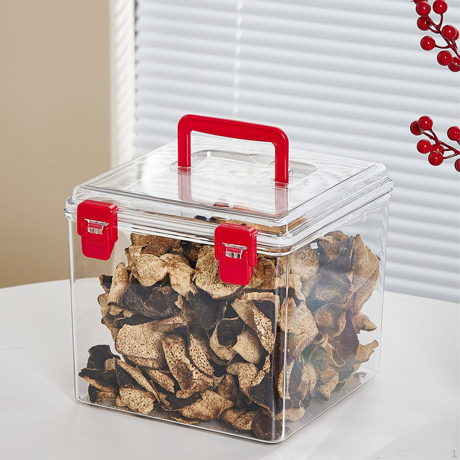 

Airtight Food Storage Container Jar Decorative Portable Spaghetti Canister for 8L