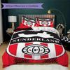 Juego de Ropa de Cama con Estampado Sunderland Funda Nórdica Funda de Almohada Decoración del Hogar Regalo de Cumpleaños (1 funda nórdica + 2 fundas de almohada sin relleno.)90