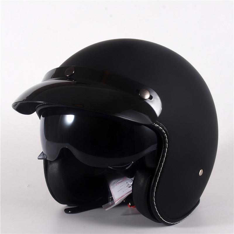 ECE DOT New Casco Capacetes Motorcycle Retro Vintage Motocross Helmet 3/4 Open Face Scooter Helmets XS L Xl
