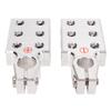 Pair Battery Terminal Clamp Positive Negative Audio Modification for Caravan Car Motorhome RV Bus
