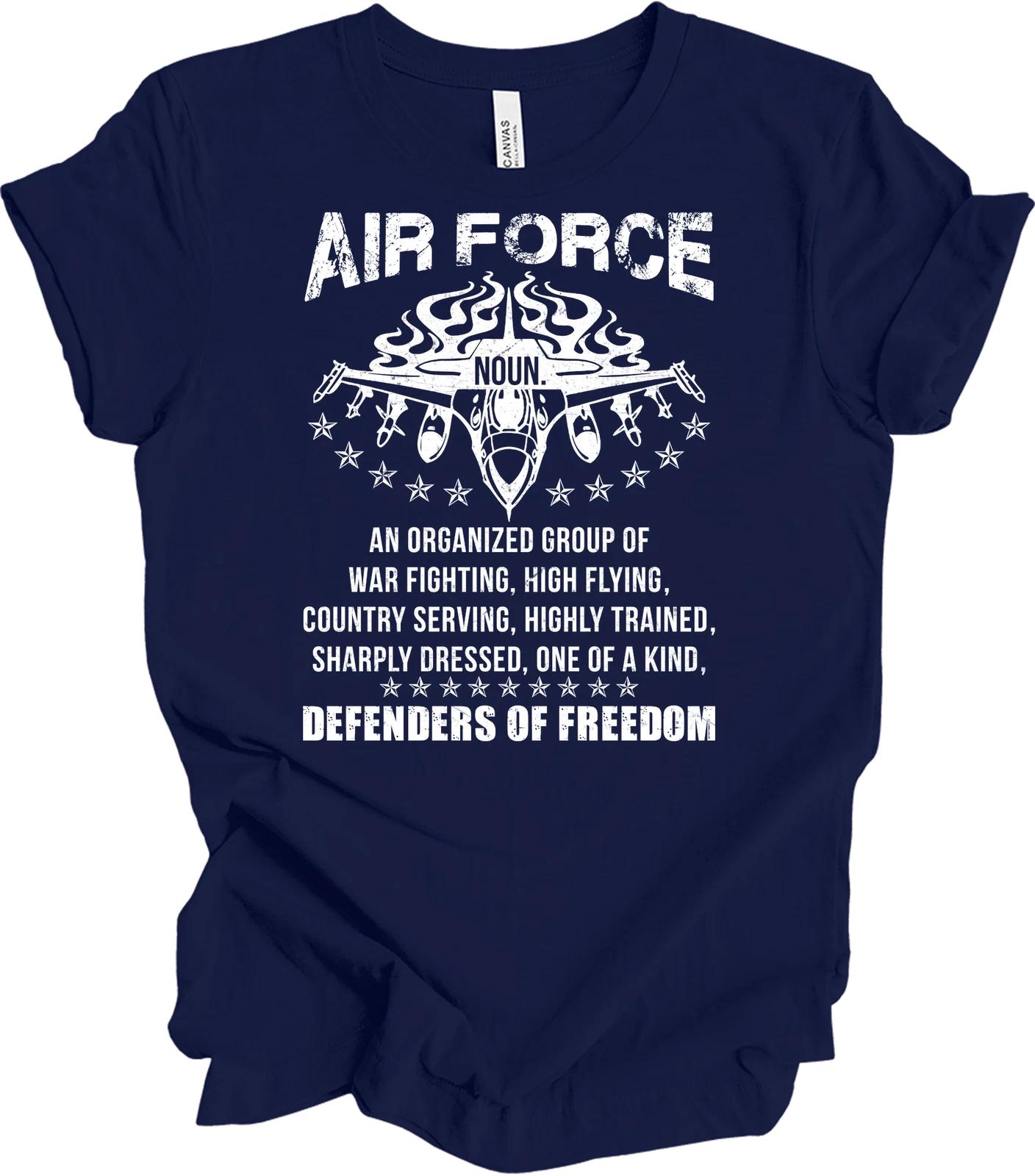

Air Force Noun T shirt: Defenders of Freedom Design 4XL
