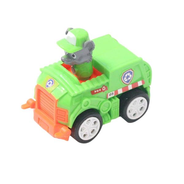 6PCS Rennauto Paw Patrol Hunde Marshall Rubble Rocky Chase Skye Kinderspielzeug Geschenke