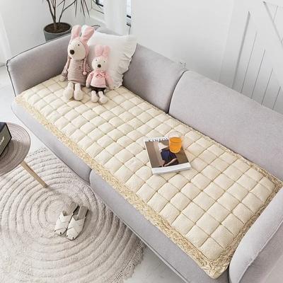 Neues Sofakissen aus reiner Baumwolle, ganzjährig, universelles Anti-Rutsch-Pad, dicke Mantou-Matte für Fenstermatte, Nachttischcouch