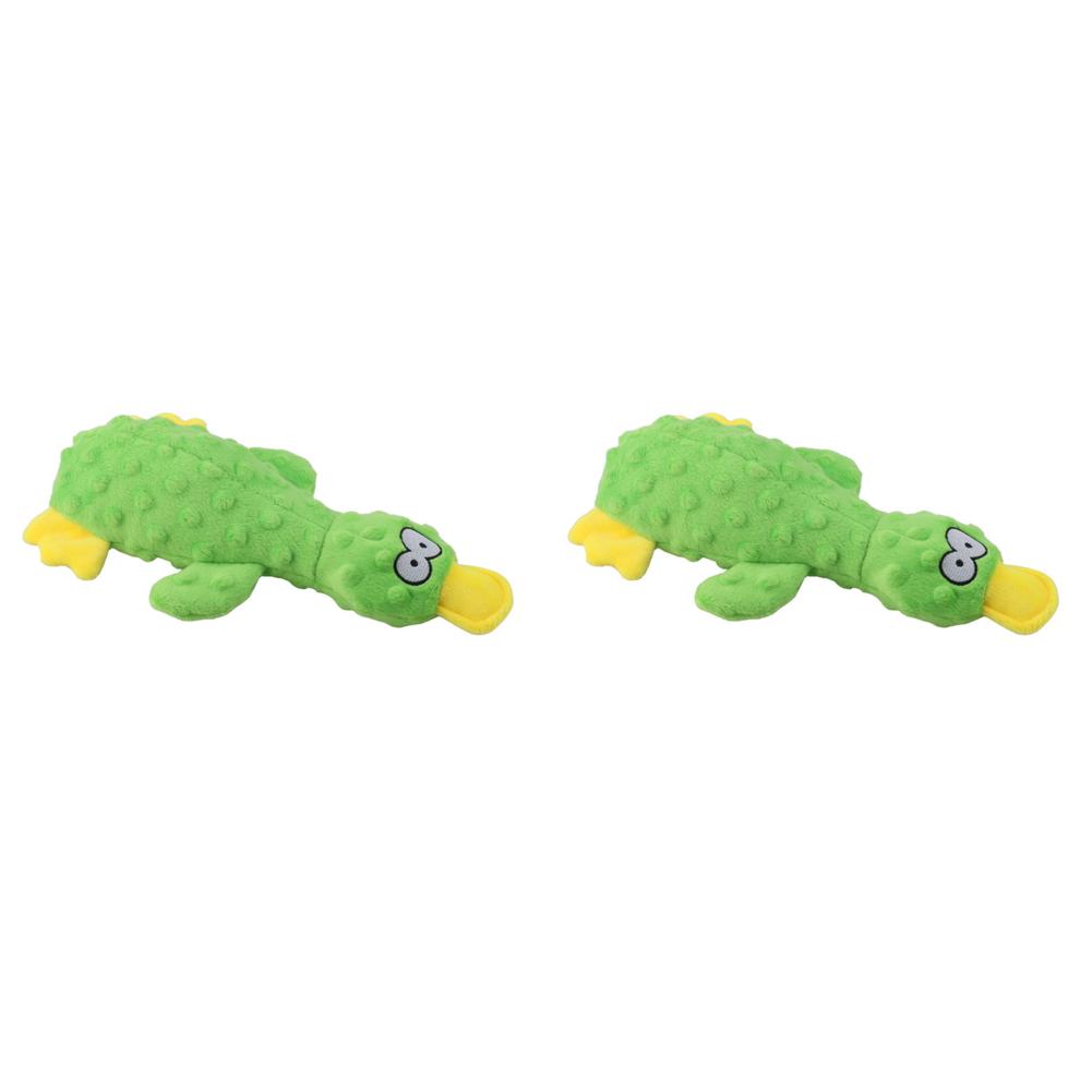 1/2Pcs Pet Plush Toy Dog Calming Duck Companion Sleeping Duck Toys Chew Toy Durable Squeaky for Puppy Pet Teeth Cleaning Chew