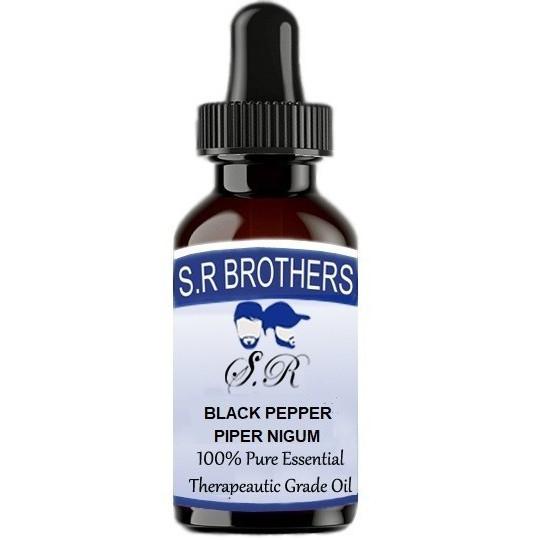 S.R.Brothers Black Pepper 100% Pure & Natural Piper Nigrum Essential Oil ZA 239
