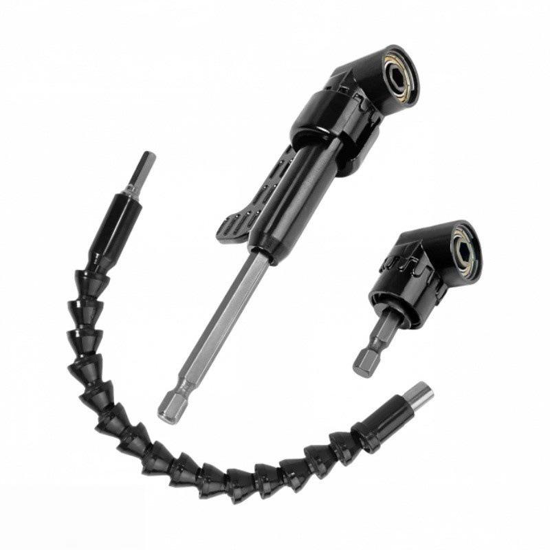 105° Screwdriver Bit & 360° Universal Joint Extension Rod with Colored Steel Ball Joint
