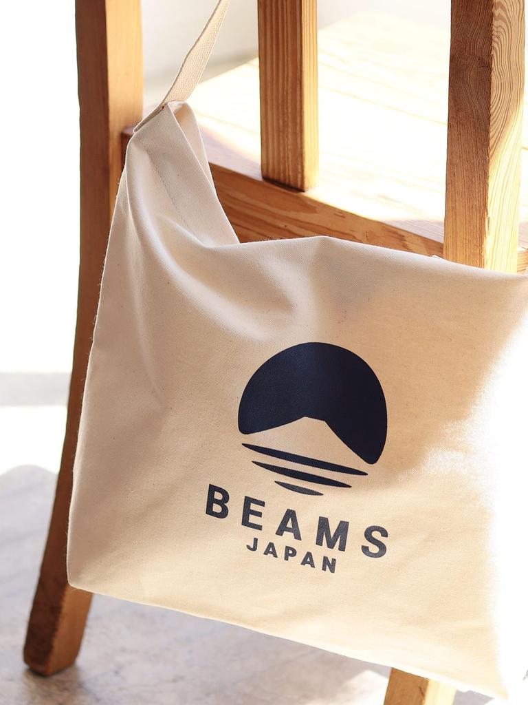 Beams Japan Campus Evergreen Works Custom Logo Tote Free Size Bag, 2-Way Bag, Indigo,