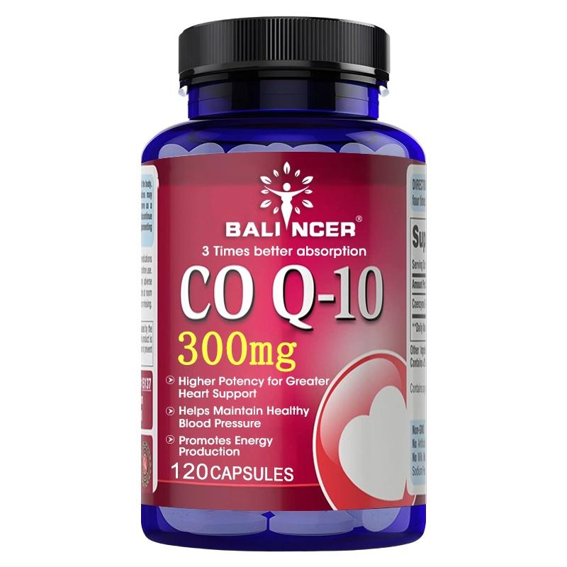 Balincer CoQ10 Supplement, 300mg, 3X Better Absorption, 120 Capsules