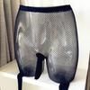 Shengrenmei New Jj Cover Pantyhose Men'S Fishnet Stockings Sexy Pantyhose Male Underwear Mesh Grid Hosiery Exotic Man Sex Tights