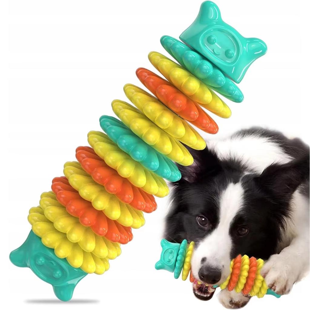 Natural Rubber Dog Chew Toys Pets Entertainment Training Bite Force Dog Teeth Cleaning Bite Hard Rubber Interactive Non-Toxic