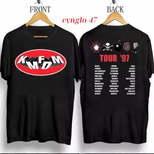 

Kmfdm Concert Symbols 1997 Tour Shirt Band Music All Size Hot Fans Gift Unisex T-Shirt XL