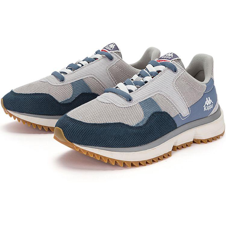 Kappa Back-To-Back Casual Comfortable Non-Slip Wear-Resistant Low-Top Running Shoes Unisex sneakers Gray Blue K0DY5MM04D-138