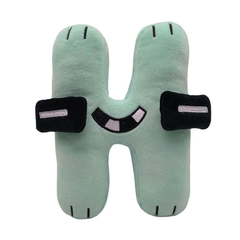 26 English Letters Alphabet Lore Plush Toys Anime Doll Kawaii Stuffed Toys Kids Enlightenment Montessori Plush Toy Doll Gifts