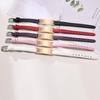 Free Engraving Medical Alert ID Bracelets Womens, Customized Adjustable Leather Chain Wrap Bracelets for Anxiety Type 2 Diabetes