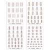 French Manicure Strip Nail Forms Fringe Tip Guides Sticker Diy Wavy Line Nail Art Tips Guides Stickers Stencil Strips Nail Tools