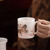 Sushih Ceramics Dunhuang Success Ice Jade Porcelain Tea & Office Cup Set