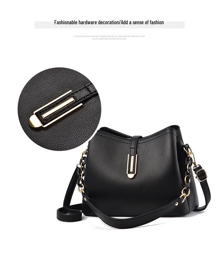 2025 New Fashion Women's Handheld Bucket Bag - Large Capacity, High-End Shoulder & Crossbody Bag