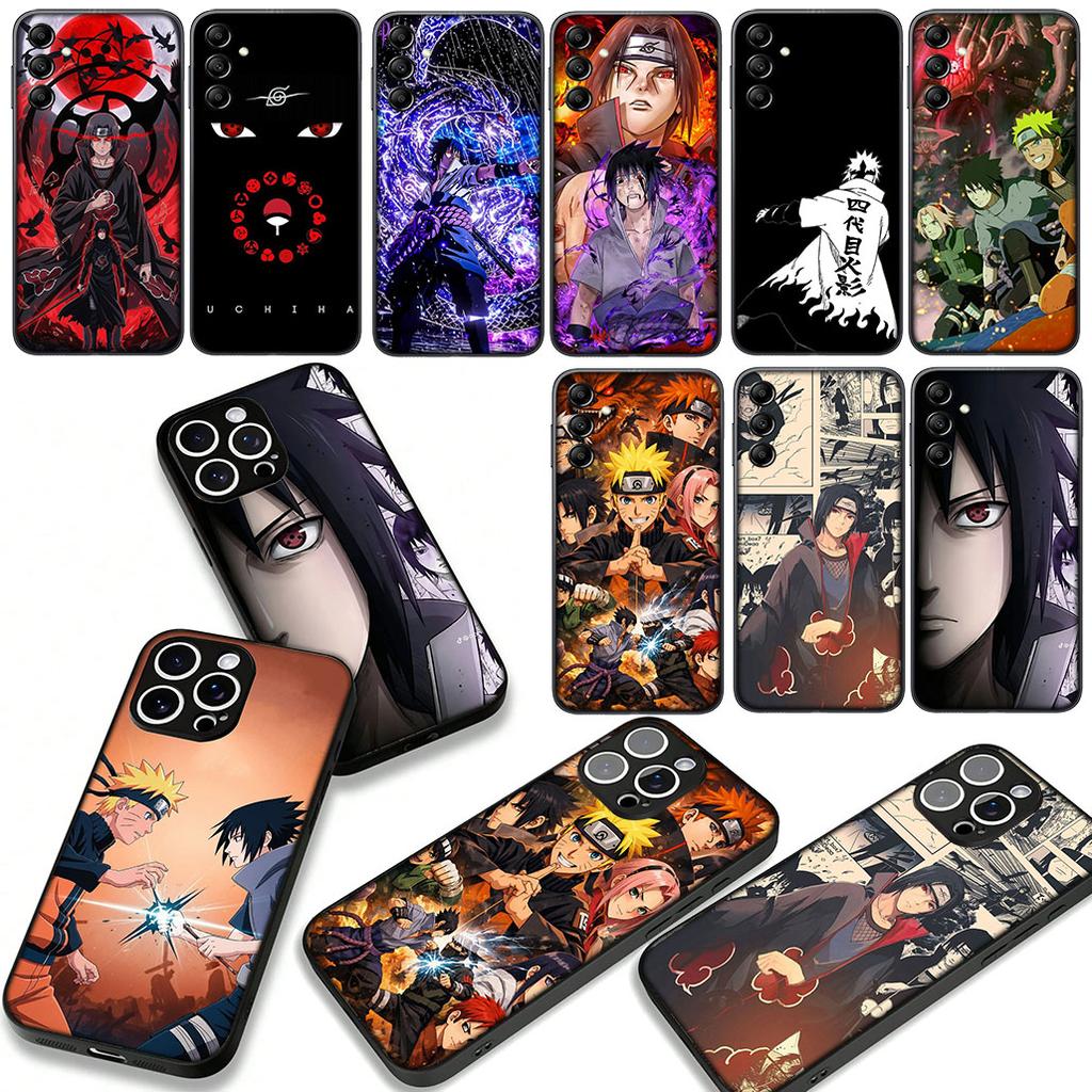 Sasuke Itachi Narutos Uchiha Akatsuki Case for Samsung Galaxy S25 S23 S22 S24 FE Ultra Plus A56 A05 A06 A15 A16 A57 S7 Edge