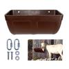 Yousheng 1 Set Poultry Feeder Durable Duck Chicken Feeder Hanging Poultry Feeding Container for Farm Home Outdoor